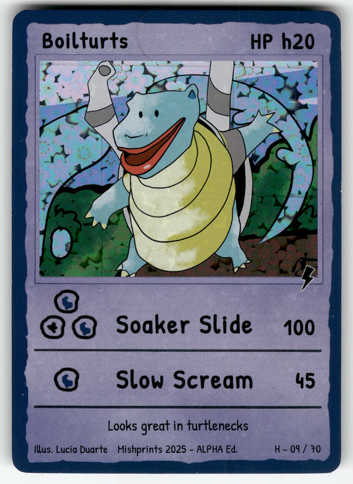 Boilturts parody card