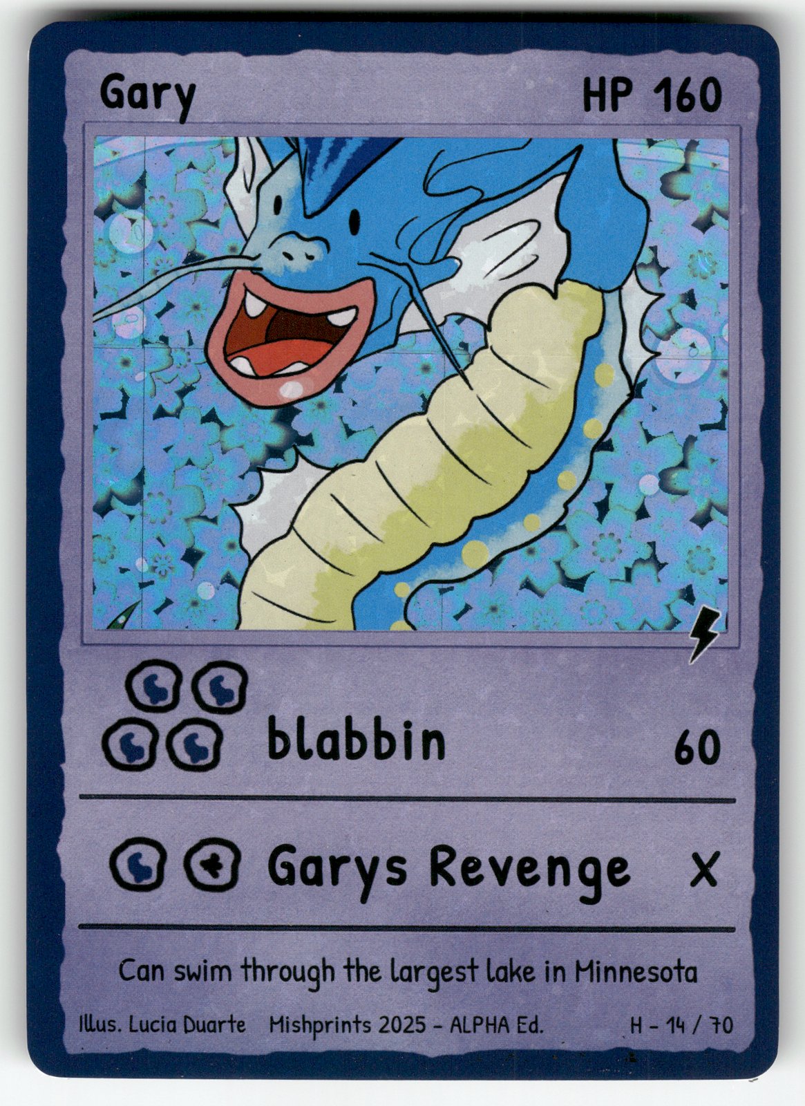 Gary parody card