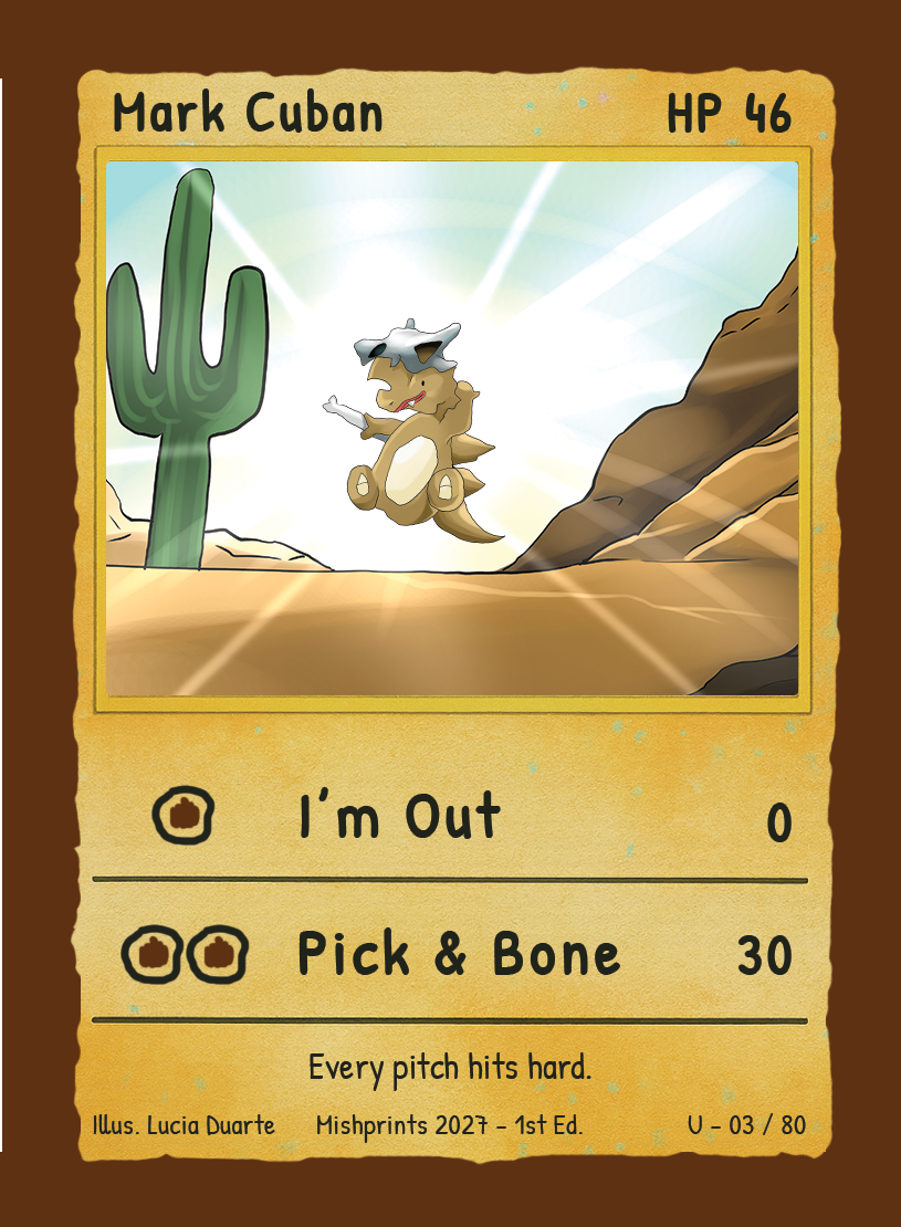 Mark Cuban parody card